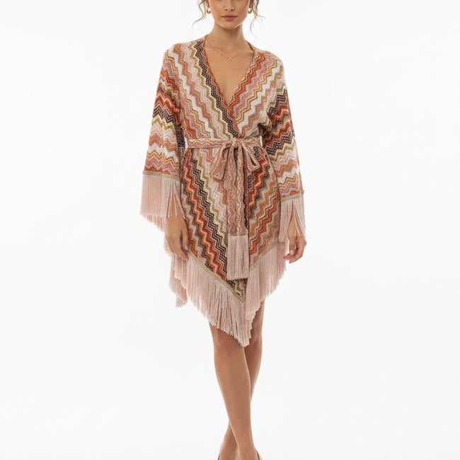 Kimono con frange Pho 4323084