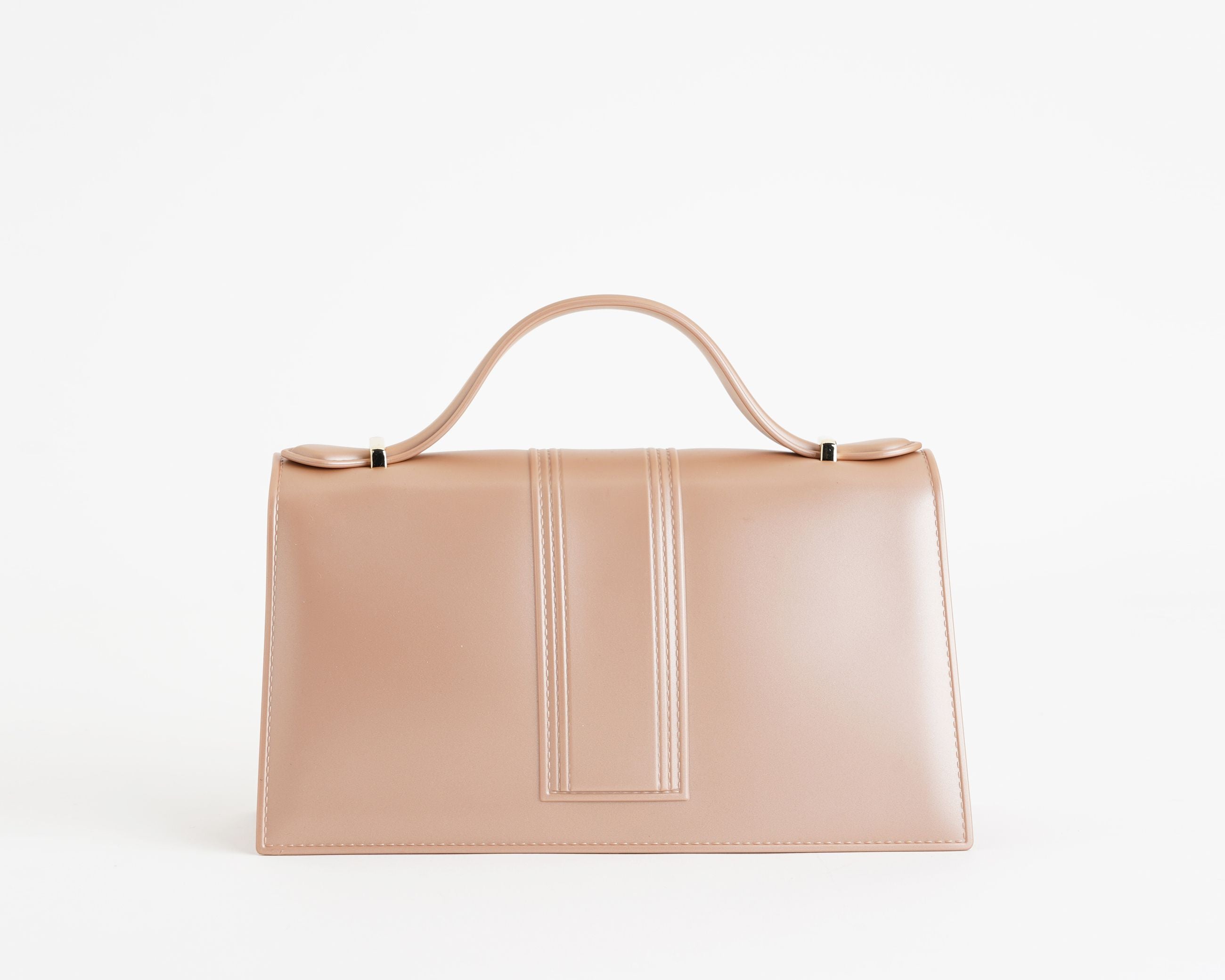 Borsa a mano Marc Ellis Flat Arrow Donna Moka Mousse Light Gold - Vista posteriore