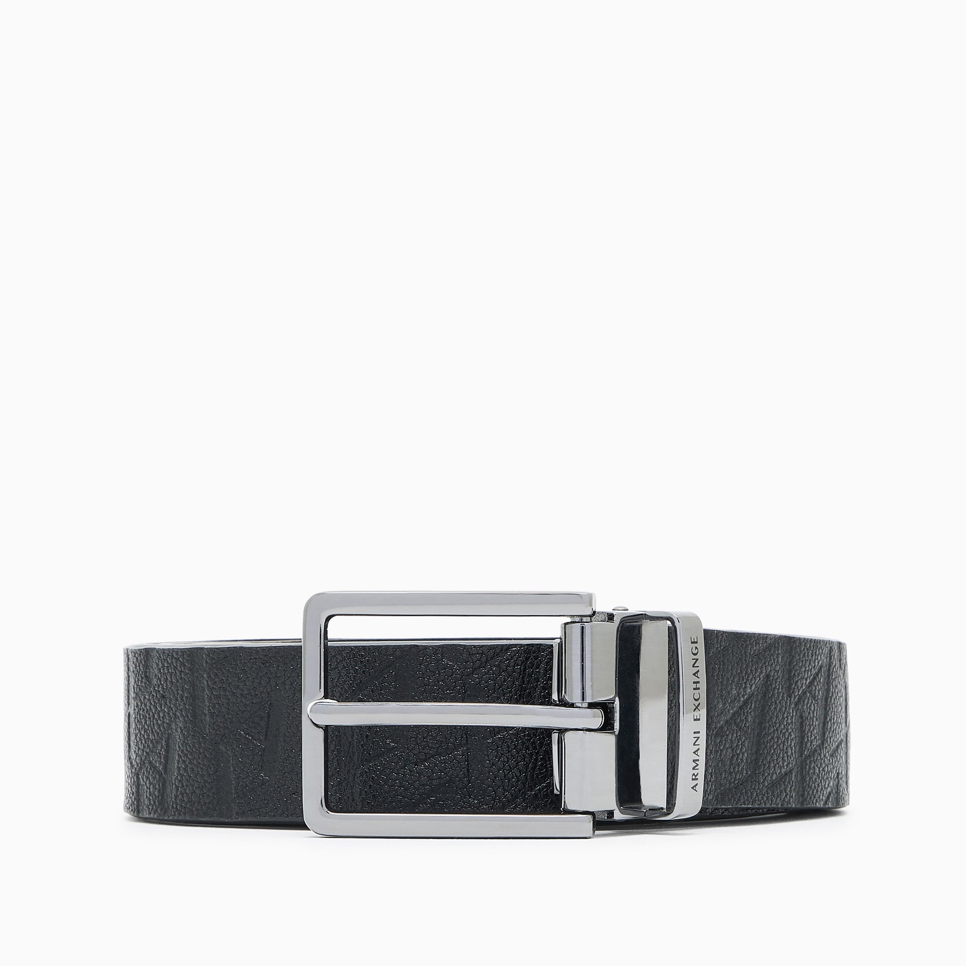 Cintura con logo allover ARMANI EXCHANGE XM000677AF12133 Nero Uomo