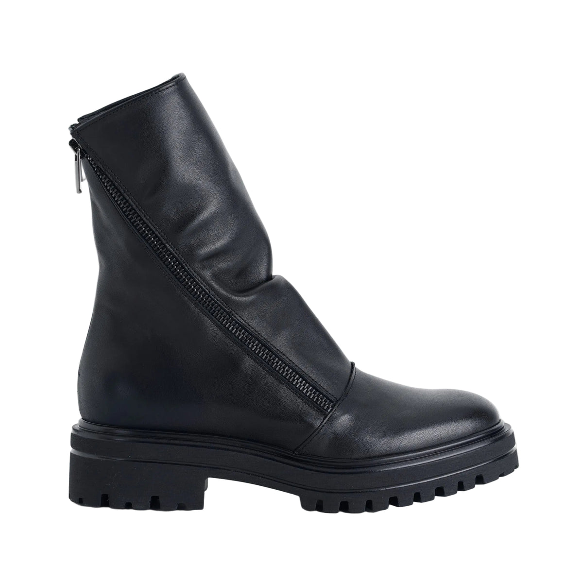 Stivaletti in pelle VSL 7167 Nero Donna