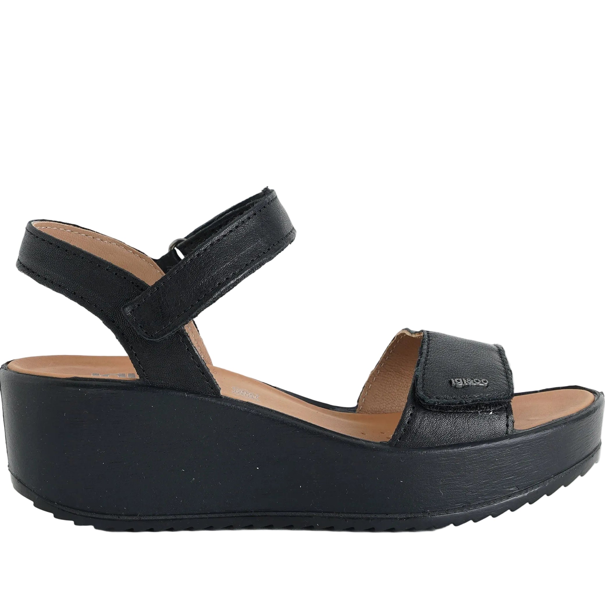 Sandali con zeppa Igi&Co 1161600 Nero