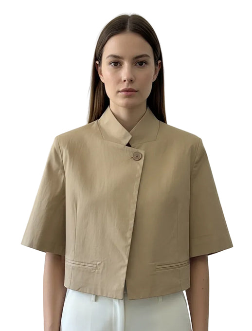 Blazer Cropped Boxy Vicolo TAB1865 Desert