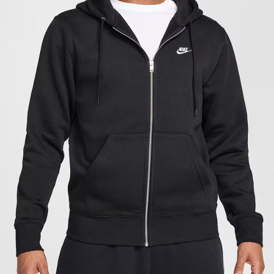 Felpa NIKE CLUB HOODIE FULL ZIP FN3861-010 Uomo