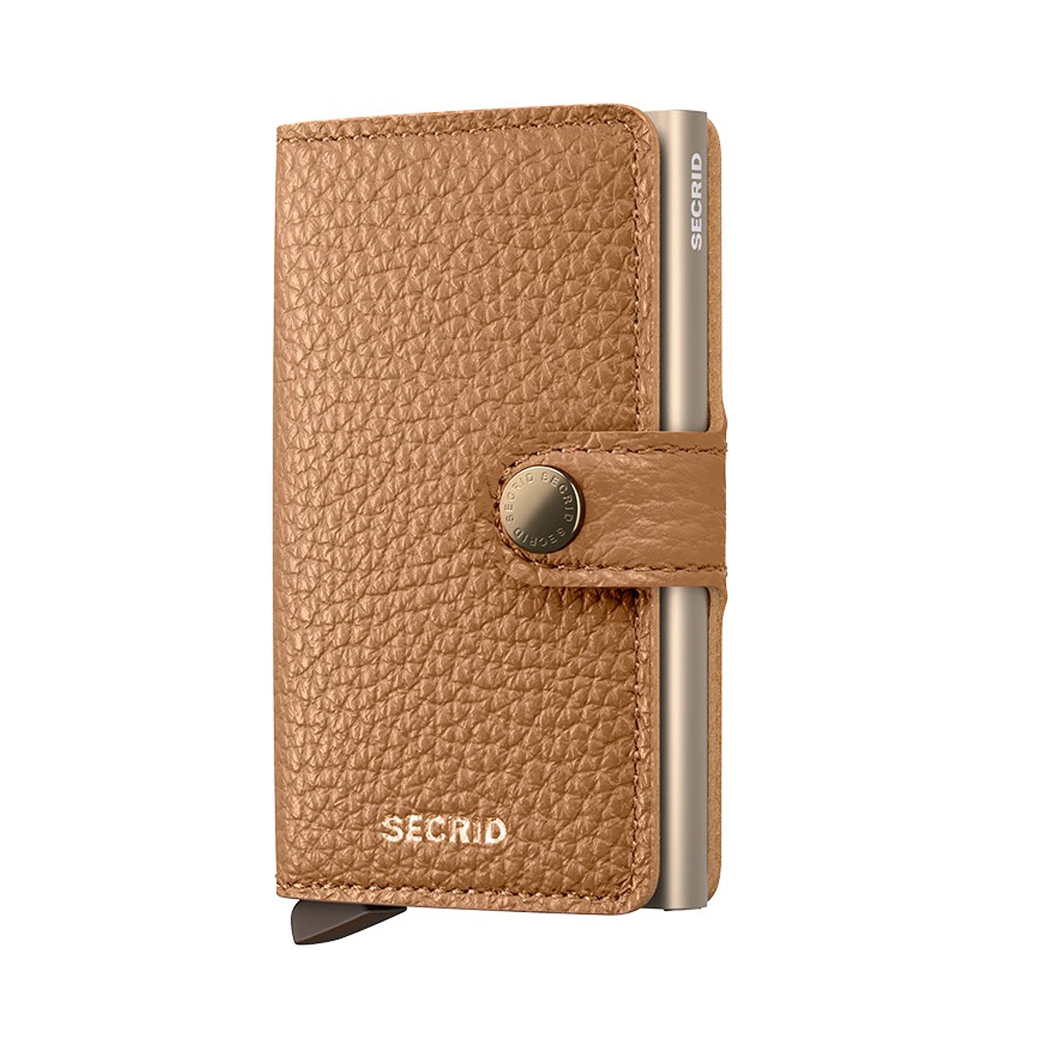 Portafoglio Secrid MPE-Cappuccino colore Cappuccino – miniwallet in pelle con protezione RFID