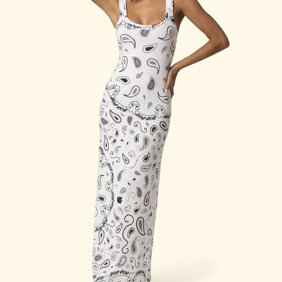 Vestito lungo F**k FK26-SW0539X47 Fantasia Donna