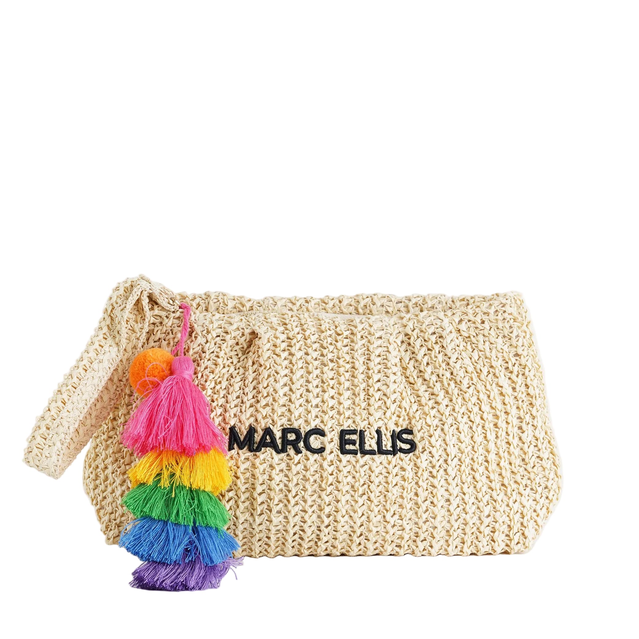 Clutch Marc Ellis Buby S. Claire C Natural - Vista Frontale