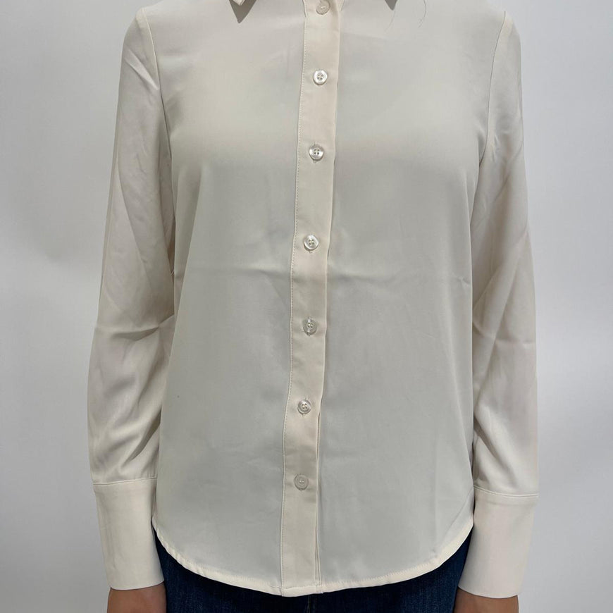Camicia ANONYME Satin P145FT166 Bianco Donna