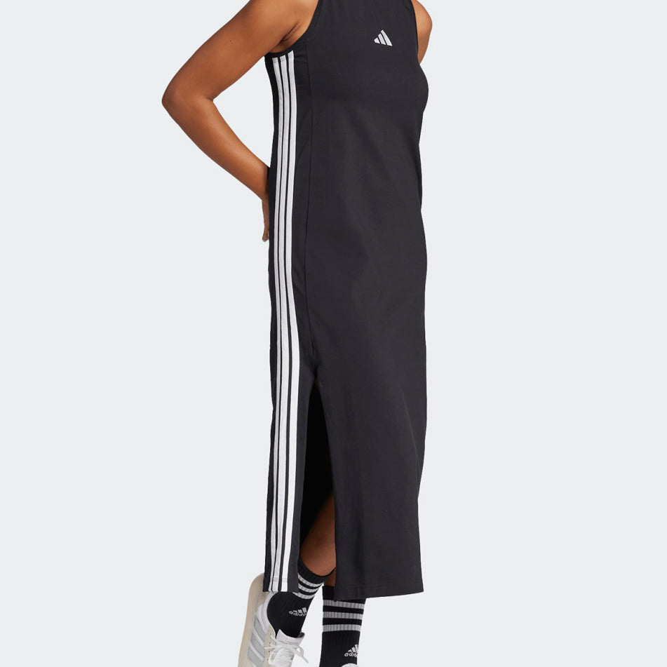 Abito ADIDAS Essentials 3-Stripes Long Racerback JE1208 Nero Donna