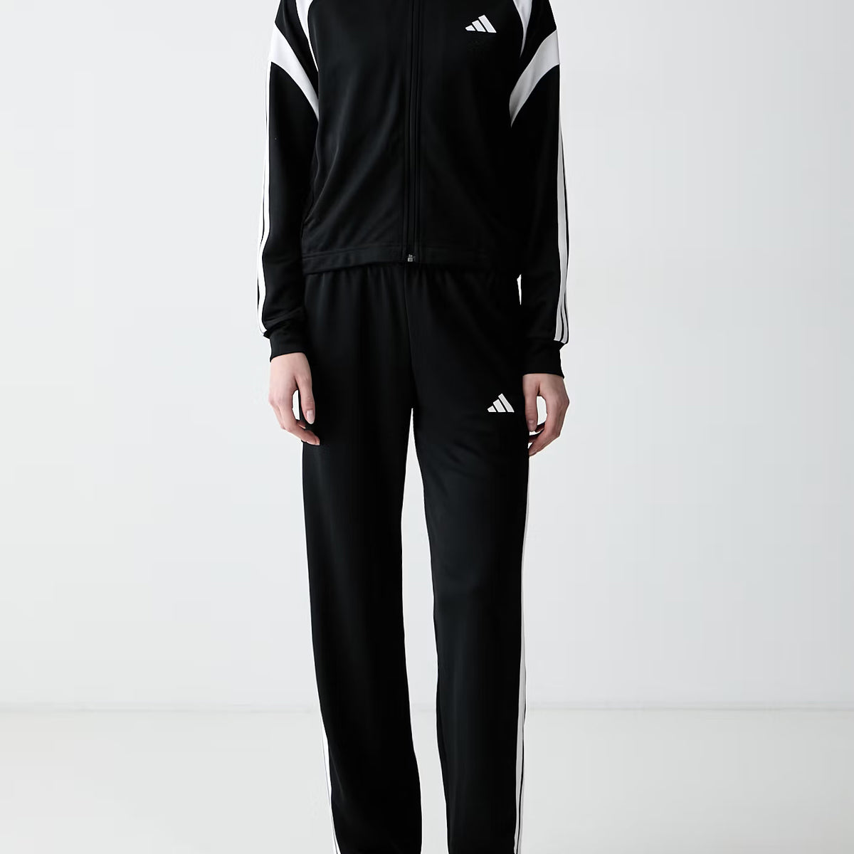 Completo tuta Adidas Teamsport KG9133 Black/White donna
