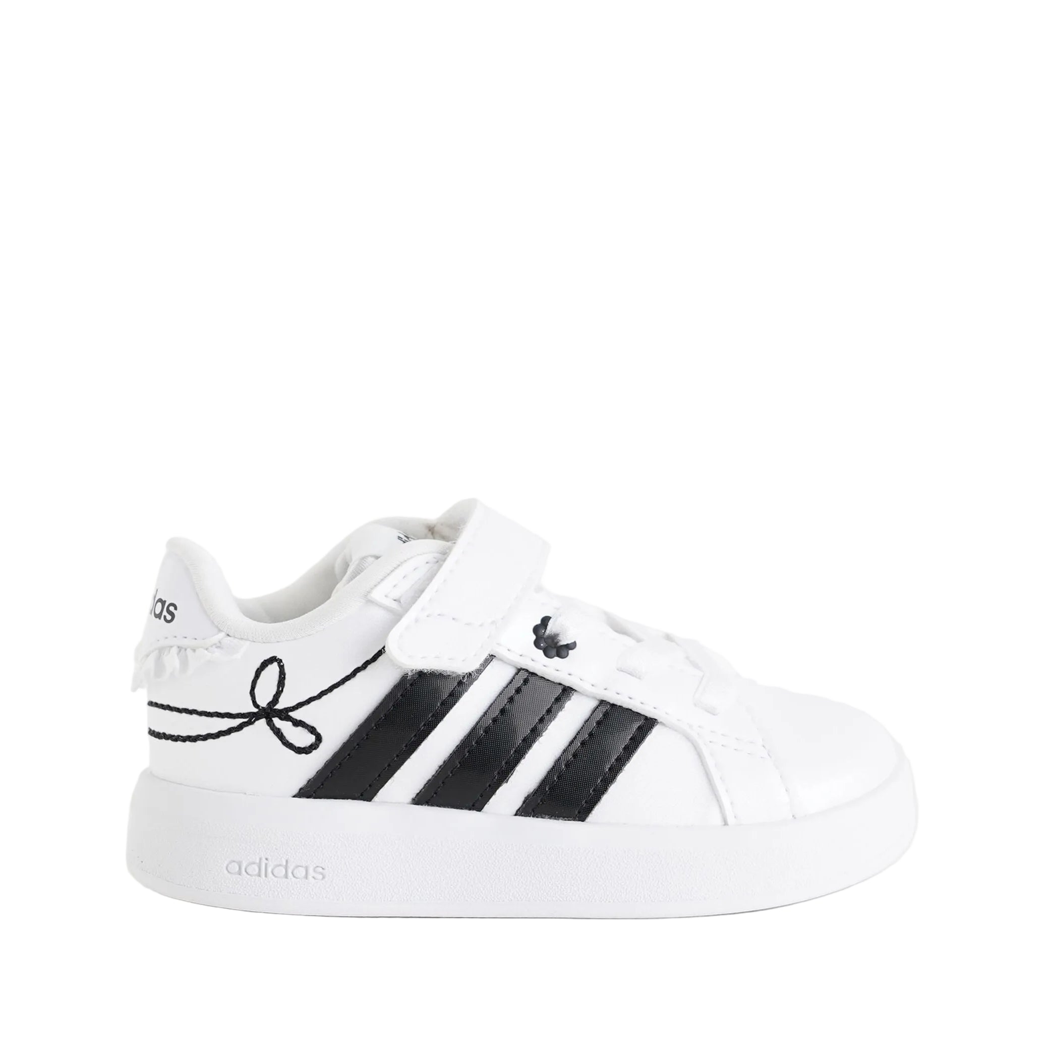 Sneakers Adidas Grand Court 3.0 Girls Infant Cloud White/Core Black/Hi-Res Yellow