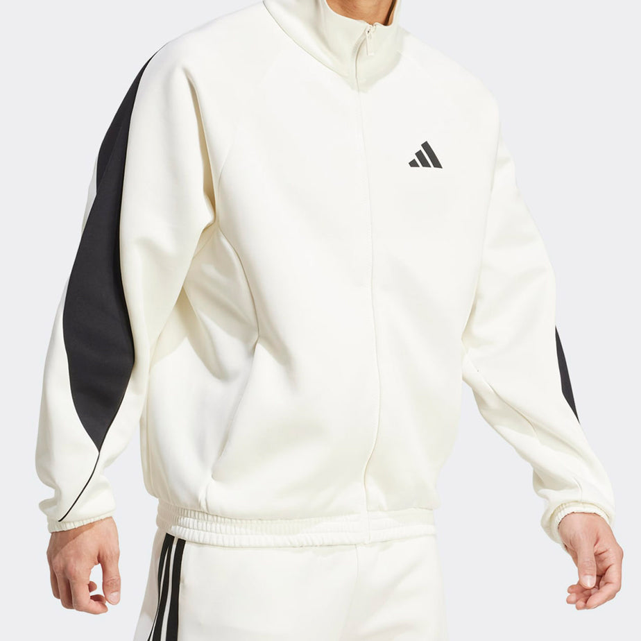 Felpa ADIDAS Stadium JX5618 Bianco/Nero Uomo