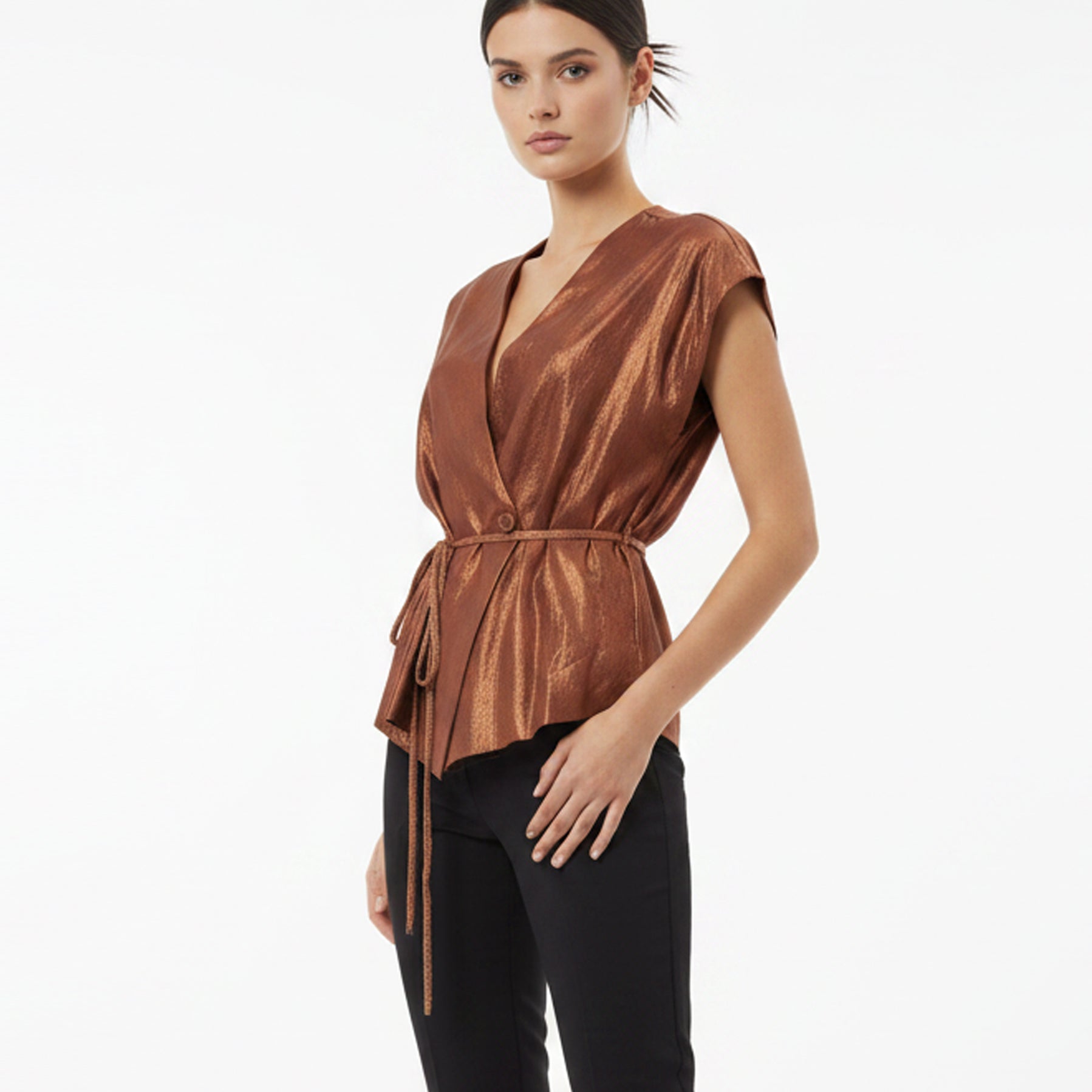 Kimono Aggel SS62105KF Mocca