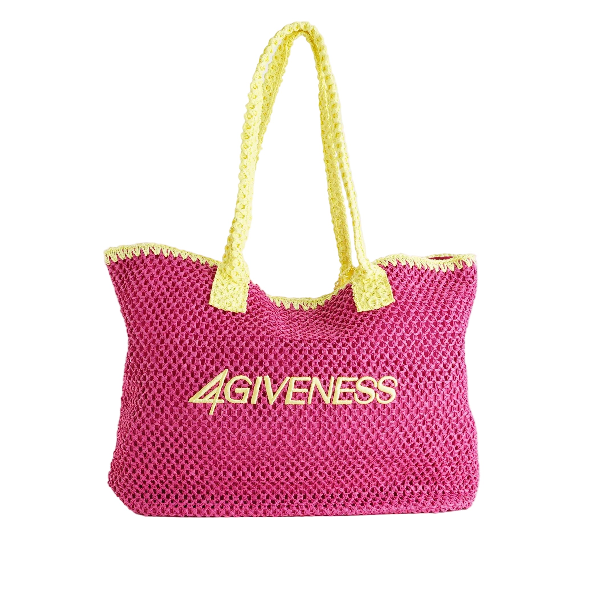 Borsa da mare 4Giveness 126WACBO6172 Fuxia/Giallo