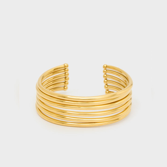 Bracciale multifilo Nalì LNBR0046 Oro Donna