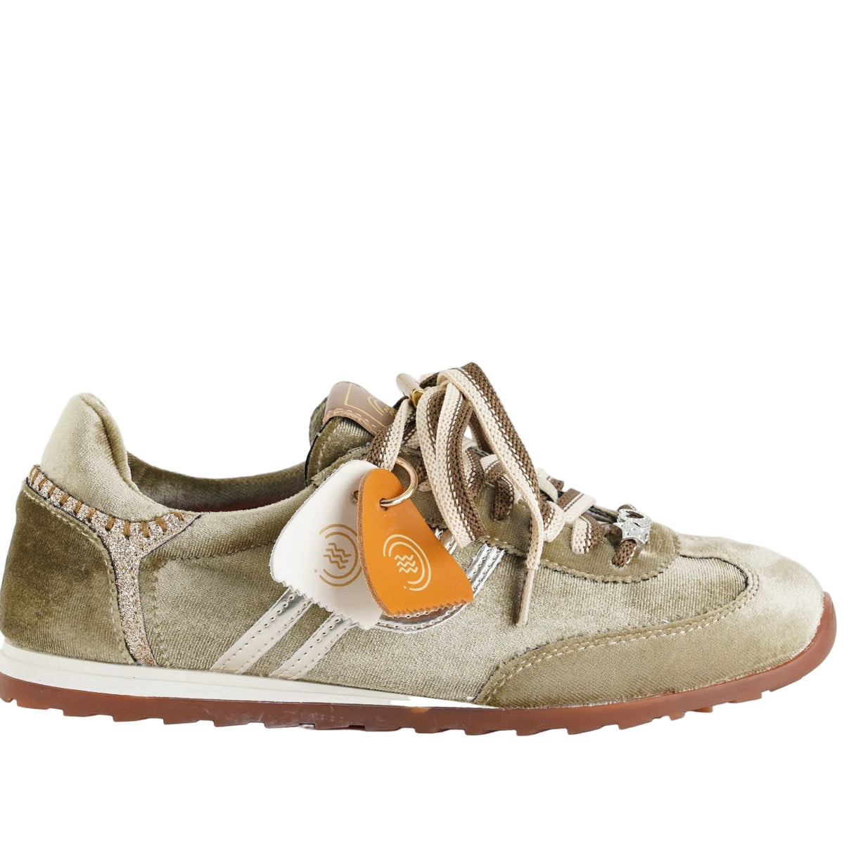 Sneakers in velluto Prima Base 52595 Donna