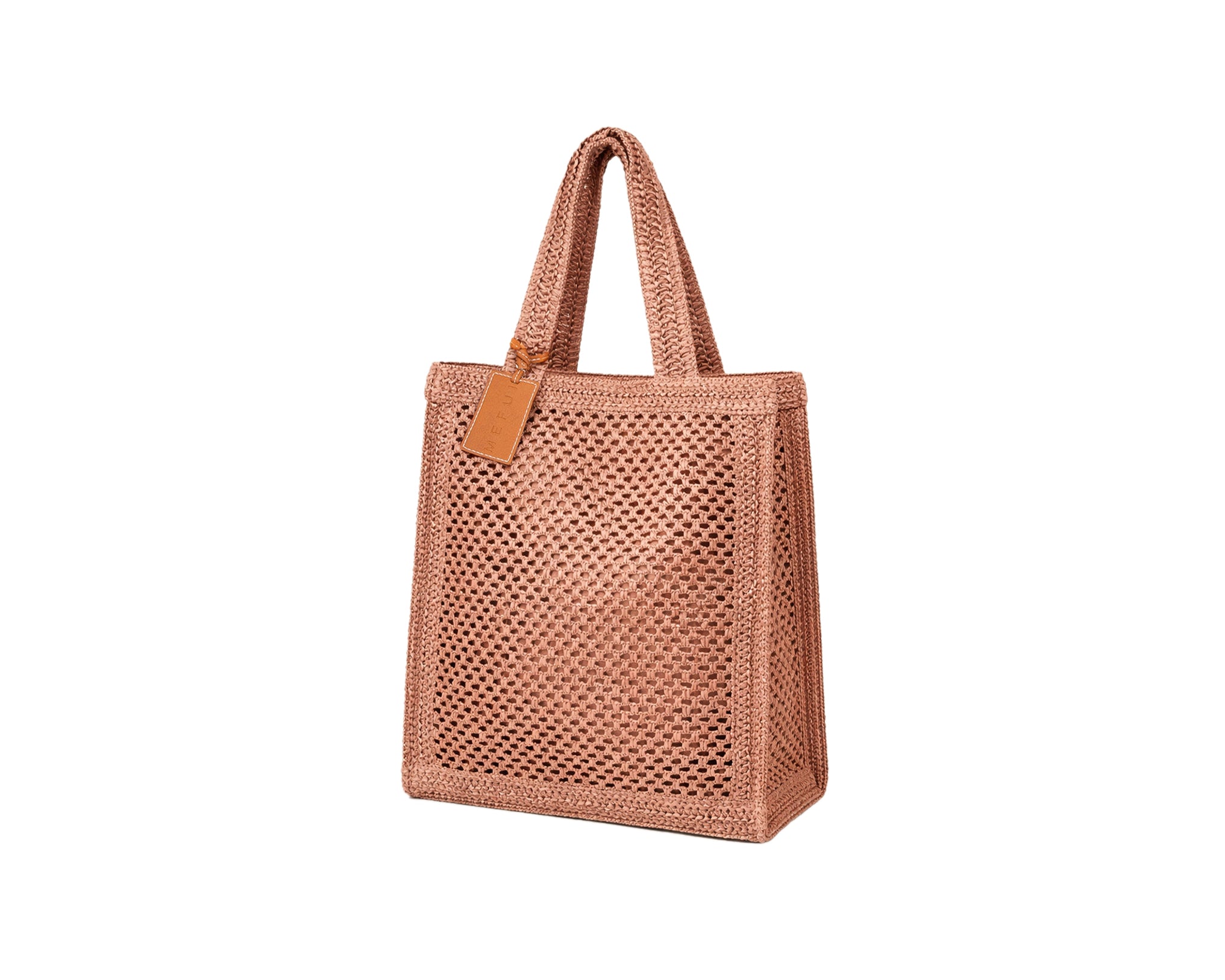 Me Fui SW0050-PK Pink - Beachbag in rafia donna