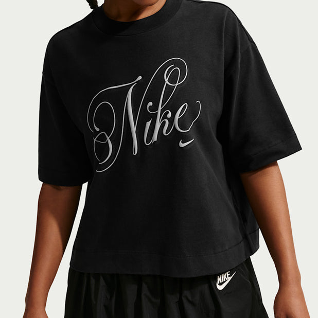 Maglietta oversize a maniche corte Nike IH7607-010 Black Donna