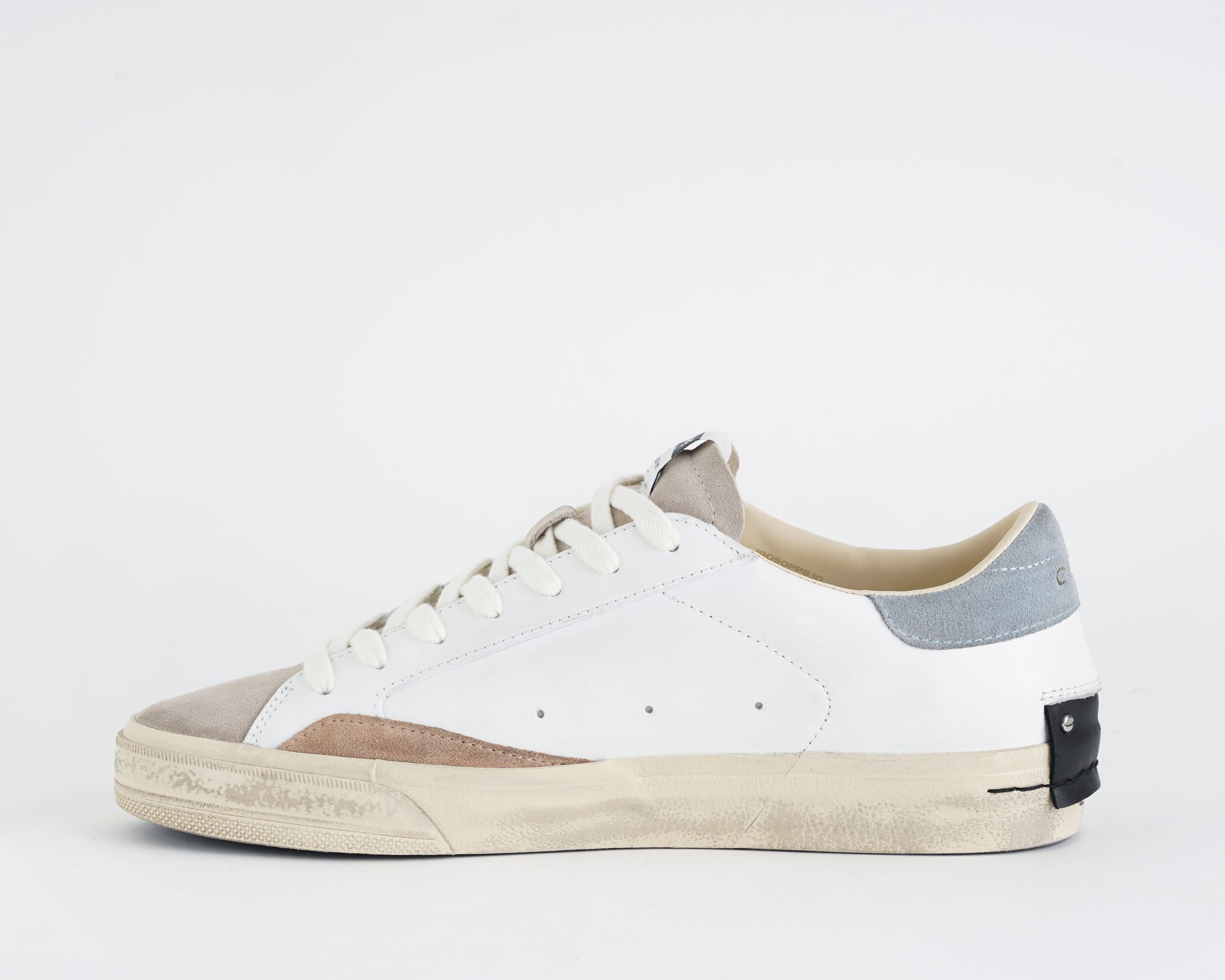 Sneakers Crime London Distressed 2.0 Stone Grey uomo – vista laterale