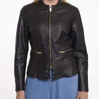 Giacca in pelle Rino&Pelle Nanja.3502621 Nero