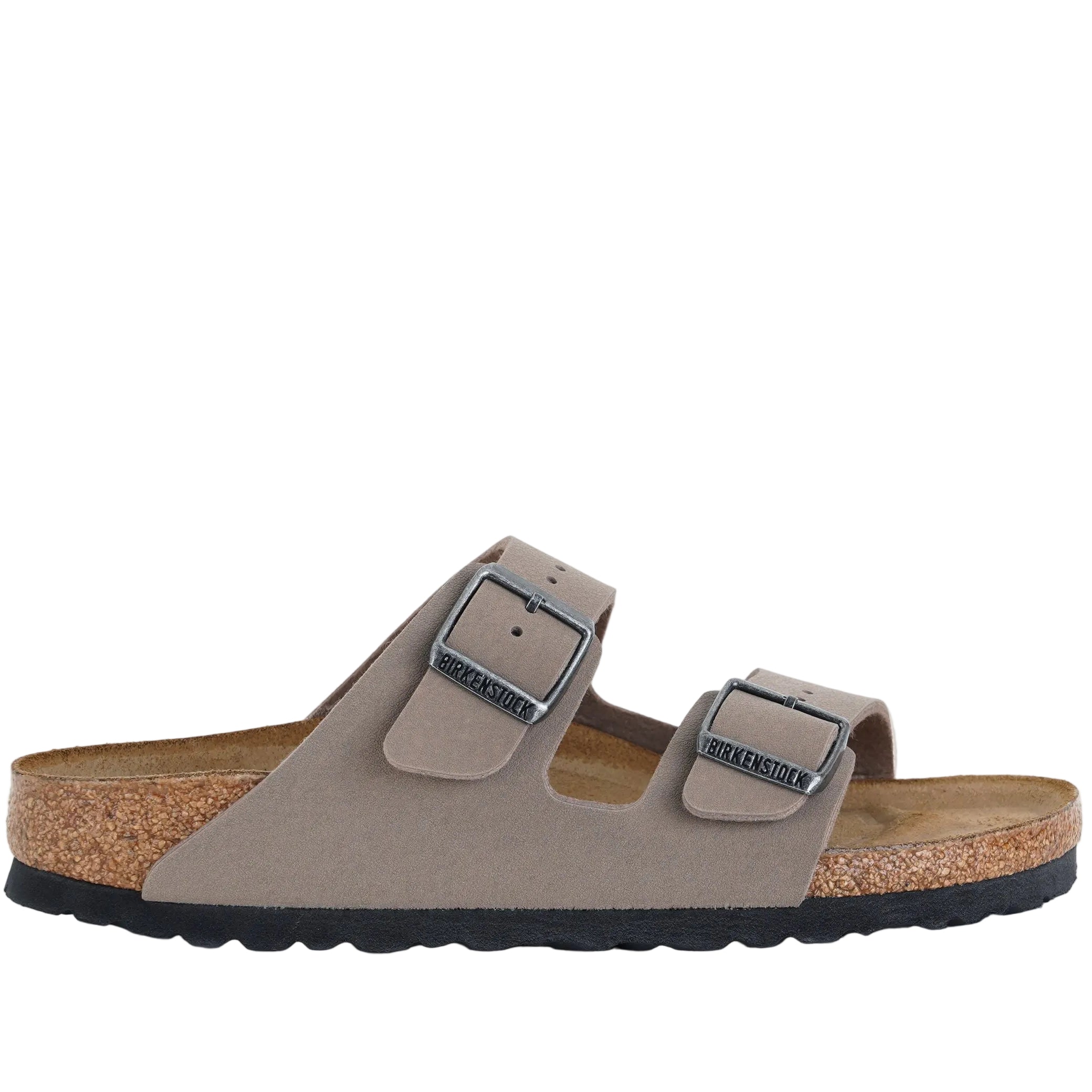 Sandalo basso Birkenstock Arizona Birko-Flor Nubuck 1032070 Gray Taupe Donna
