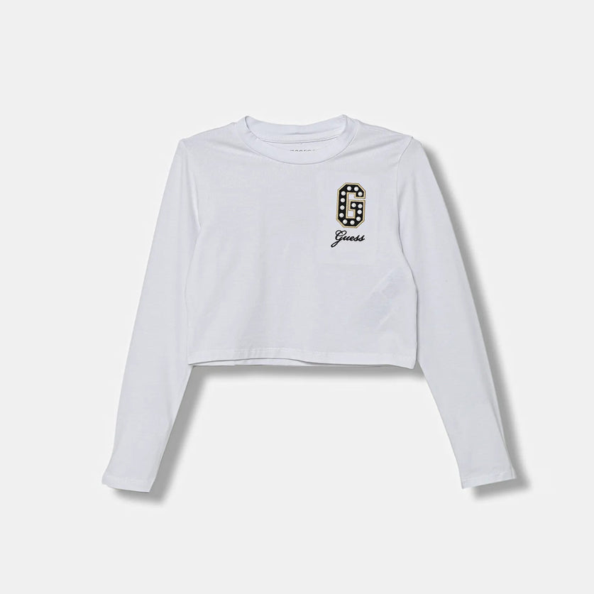 Maglietta in maglia fine GUESS J5BI40 Bambina