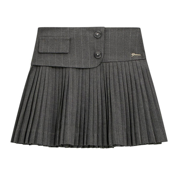 Minigonna plissettata GUESS J5BD01 gessata Bambina
