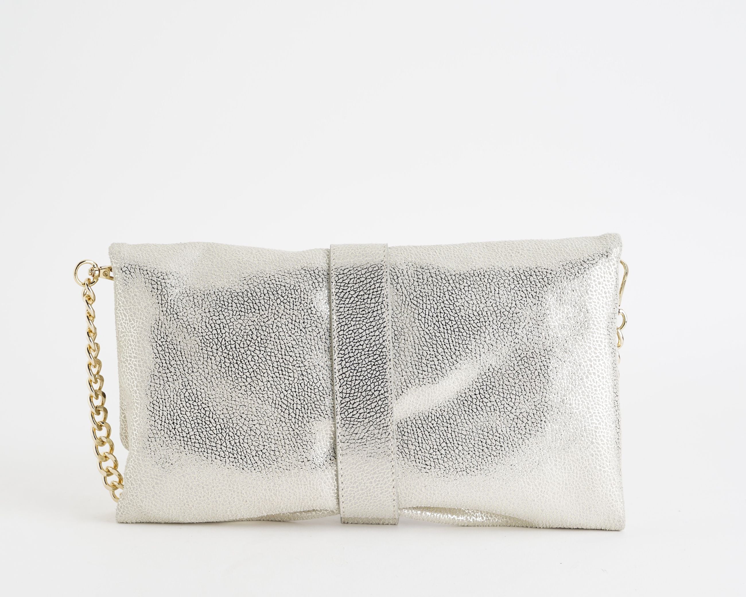 Pochette in suede Marc Ellis Gold/Gold