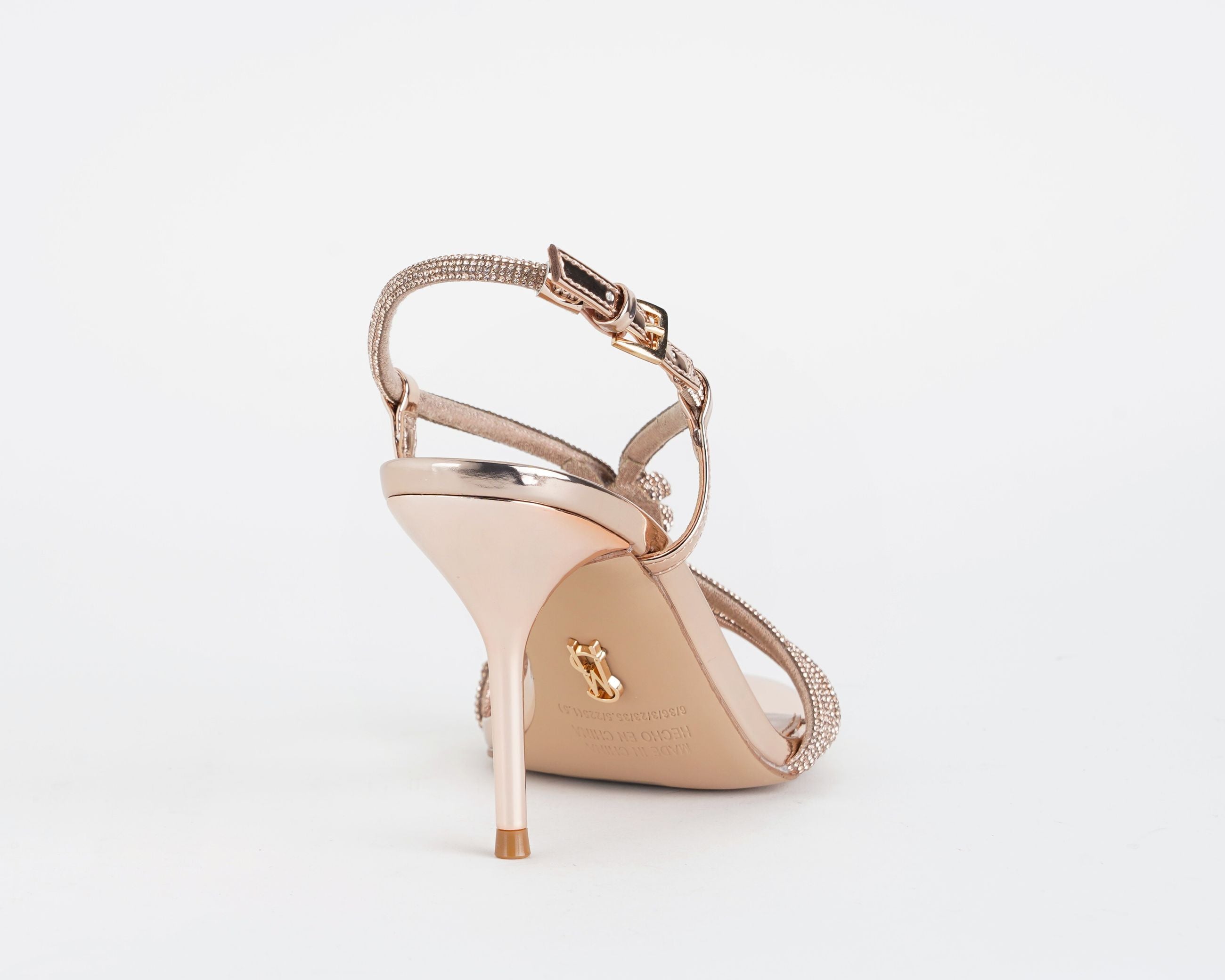 Sandalo Regale Rose Gold Steve Madden tacco 85mm – vista posteriore
