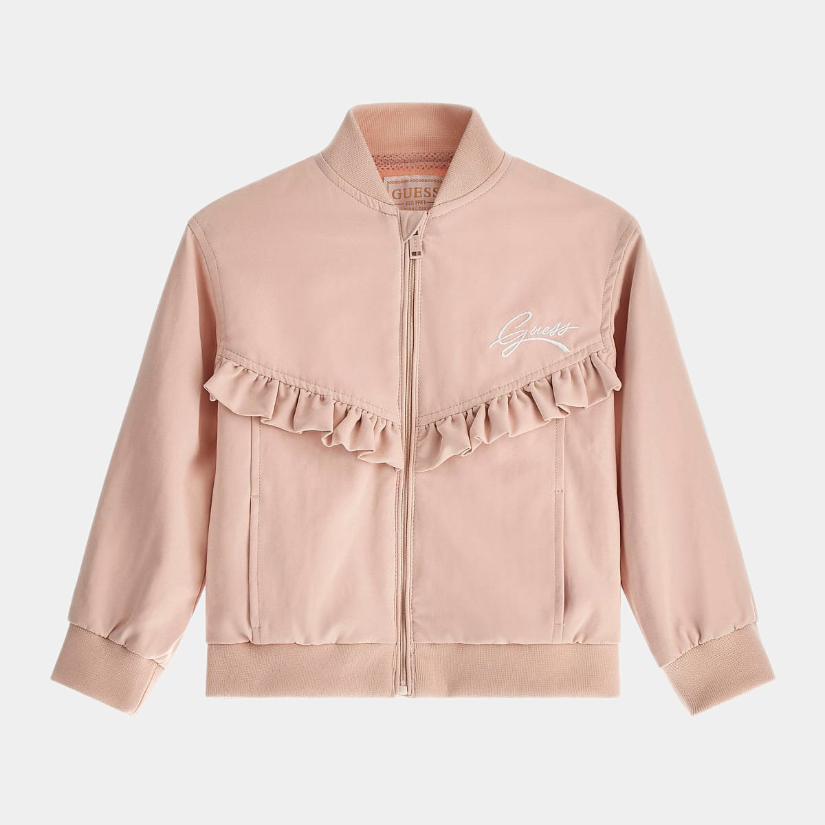 Felpa con zip Bambina