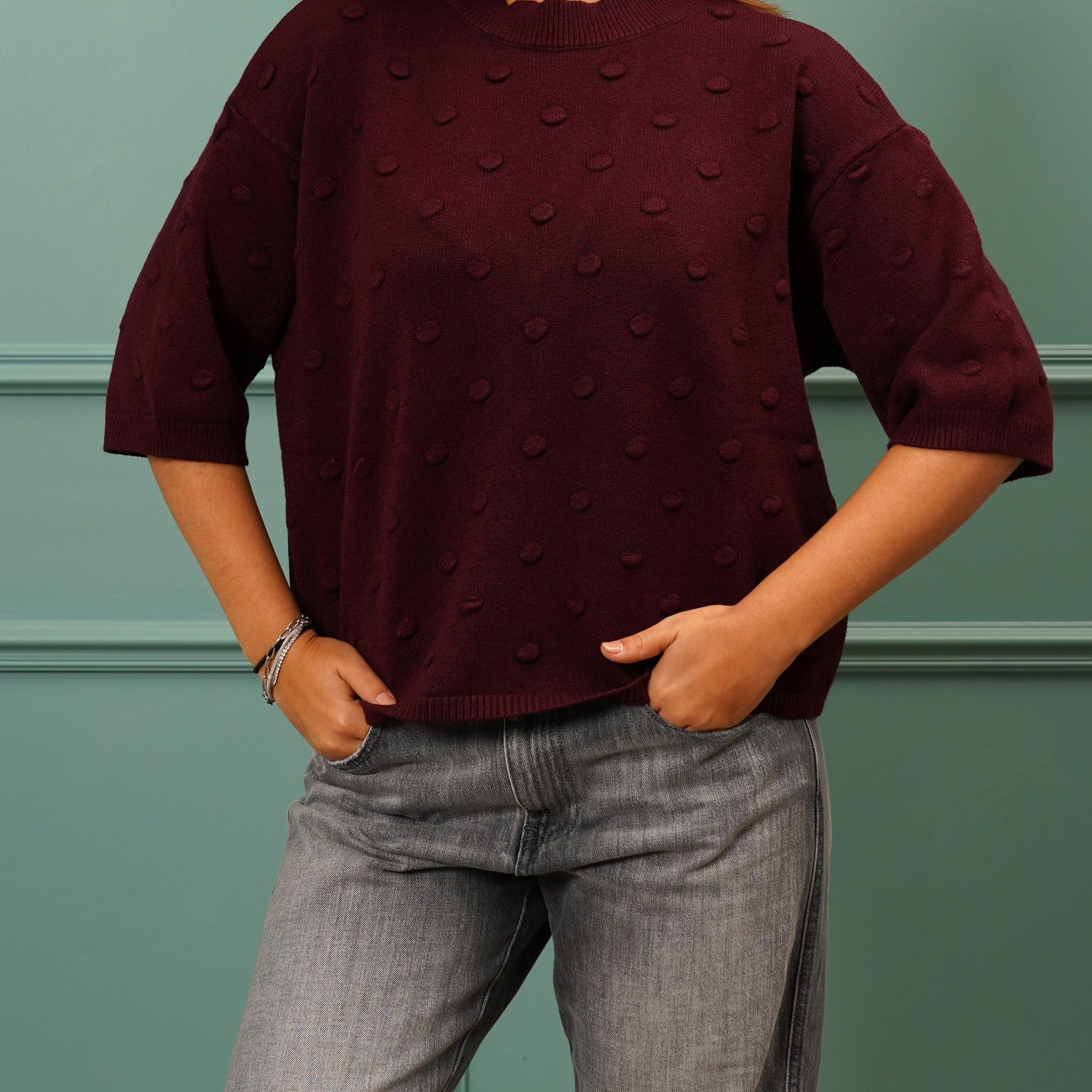 Maglia con manica 3/4 BB GLAMOUR JN0779 Donna
