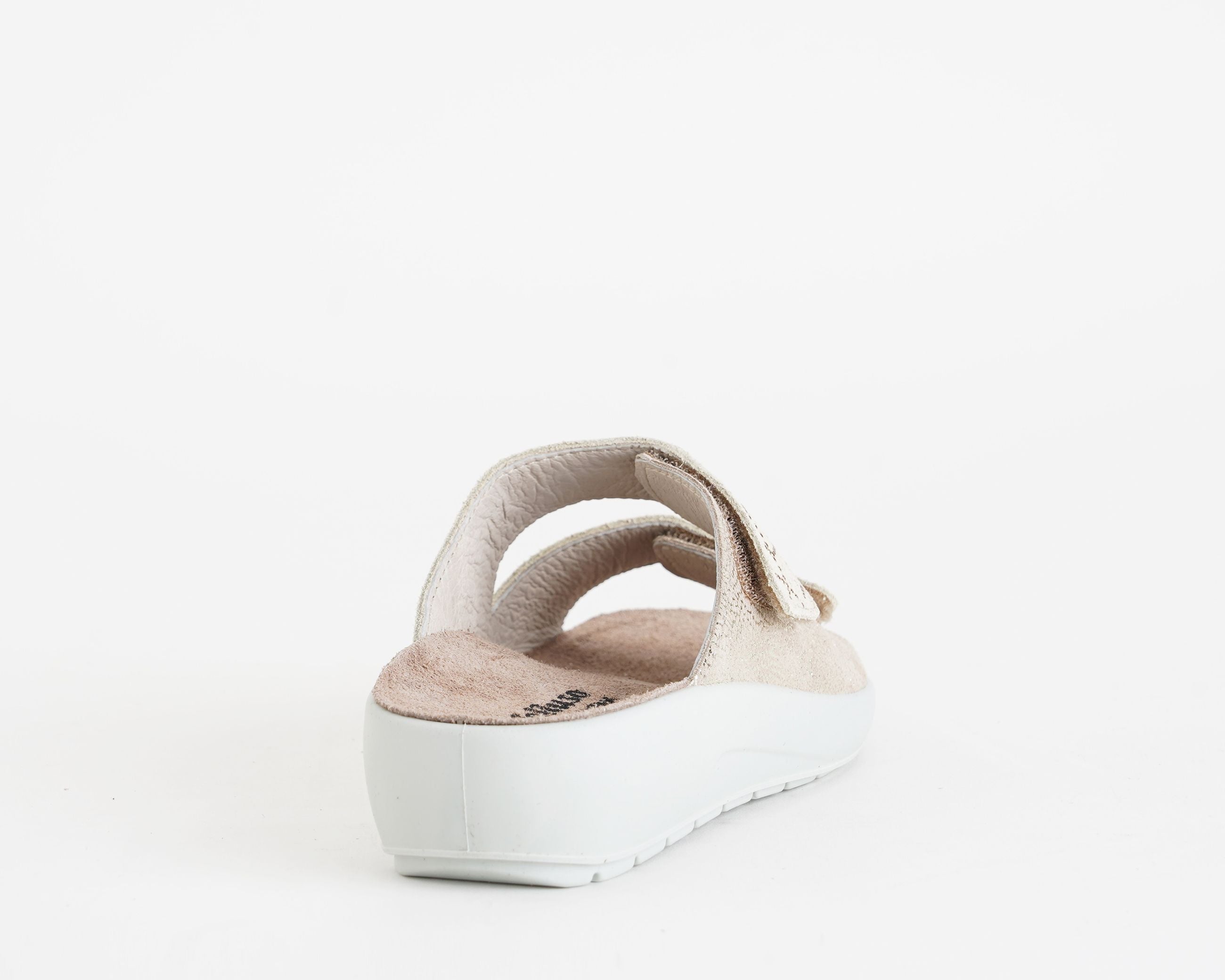 Ciabatta a due fasce Melluso Q60238Q Beige Donna