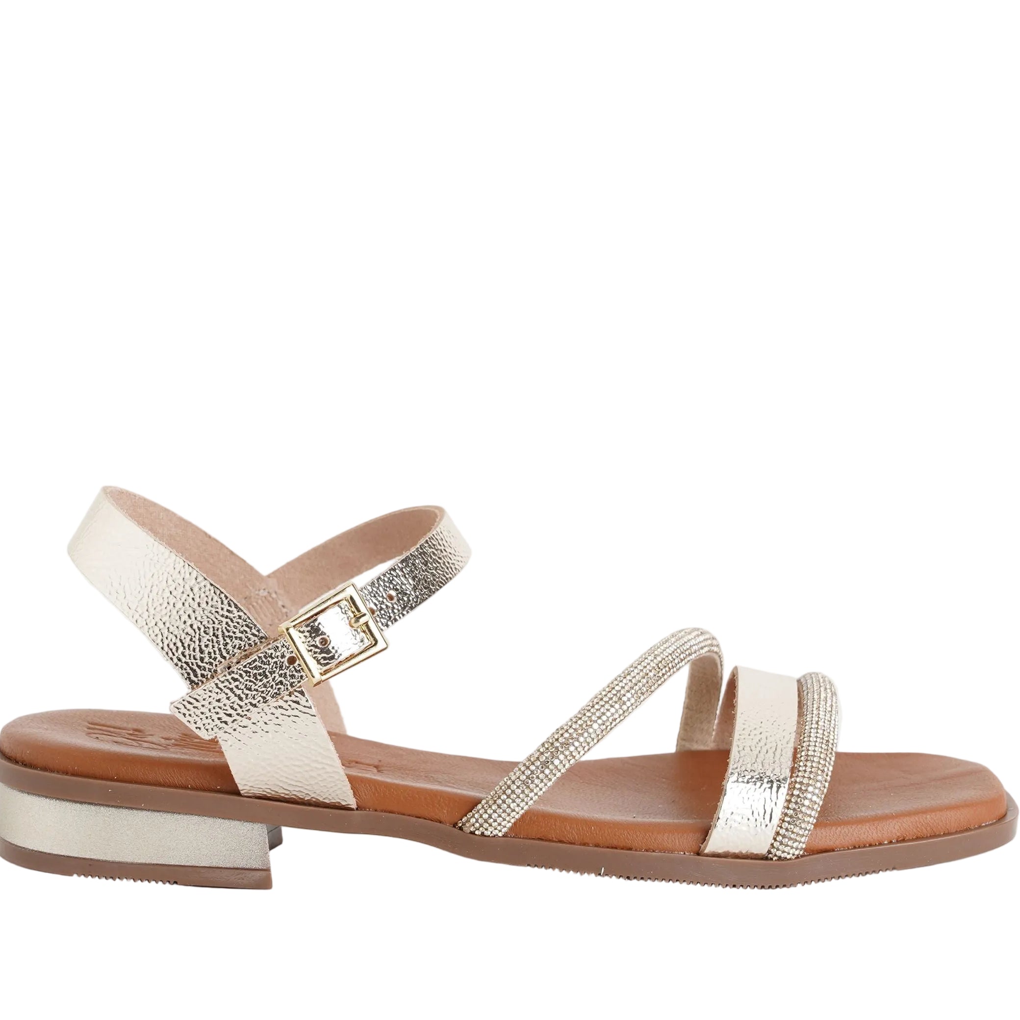 `Sandalo basso Oh My Sandals 5871 Champagne Donna`