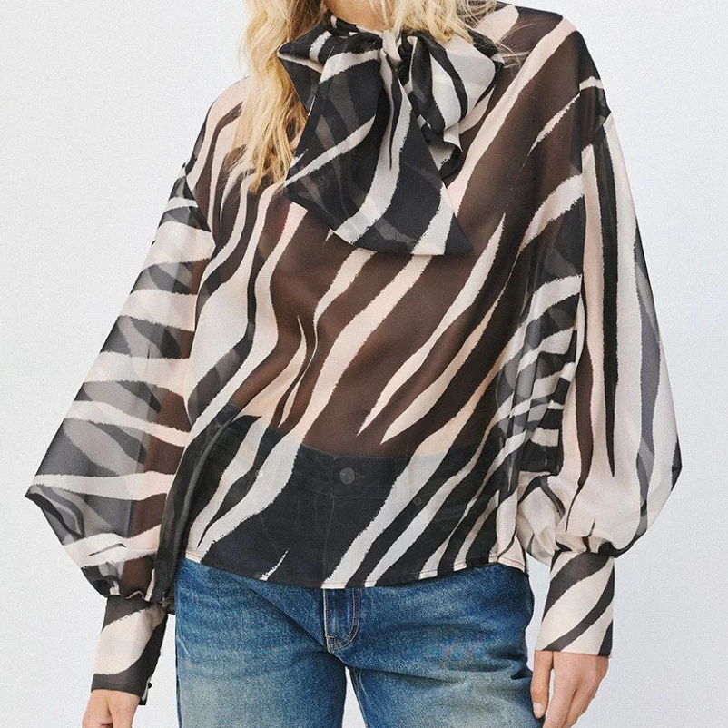 Camicia animalier Access Fashion 64-2075 Zebra Donna