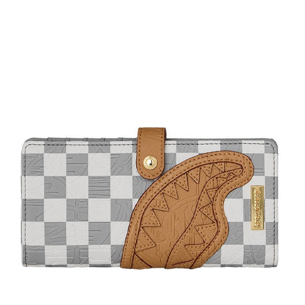 Portafoglio Sprayground Embossed Cream Check Single Fold 910W9402NSZ Unisex Uomo Donna