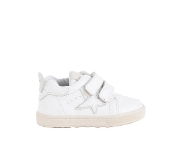 Sneakers pelle strappo Balducci CITA6753 Bianco/Avorio Bambina