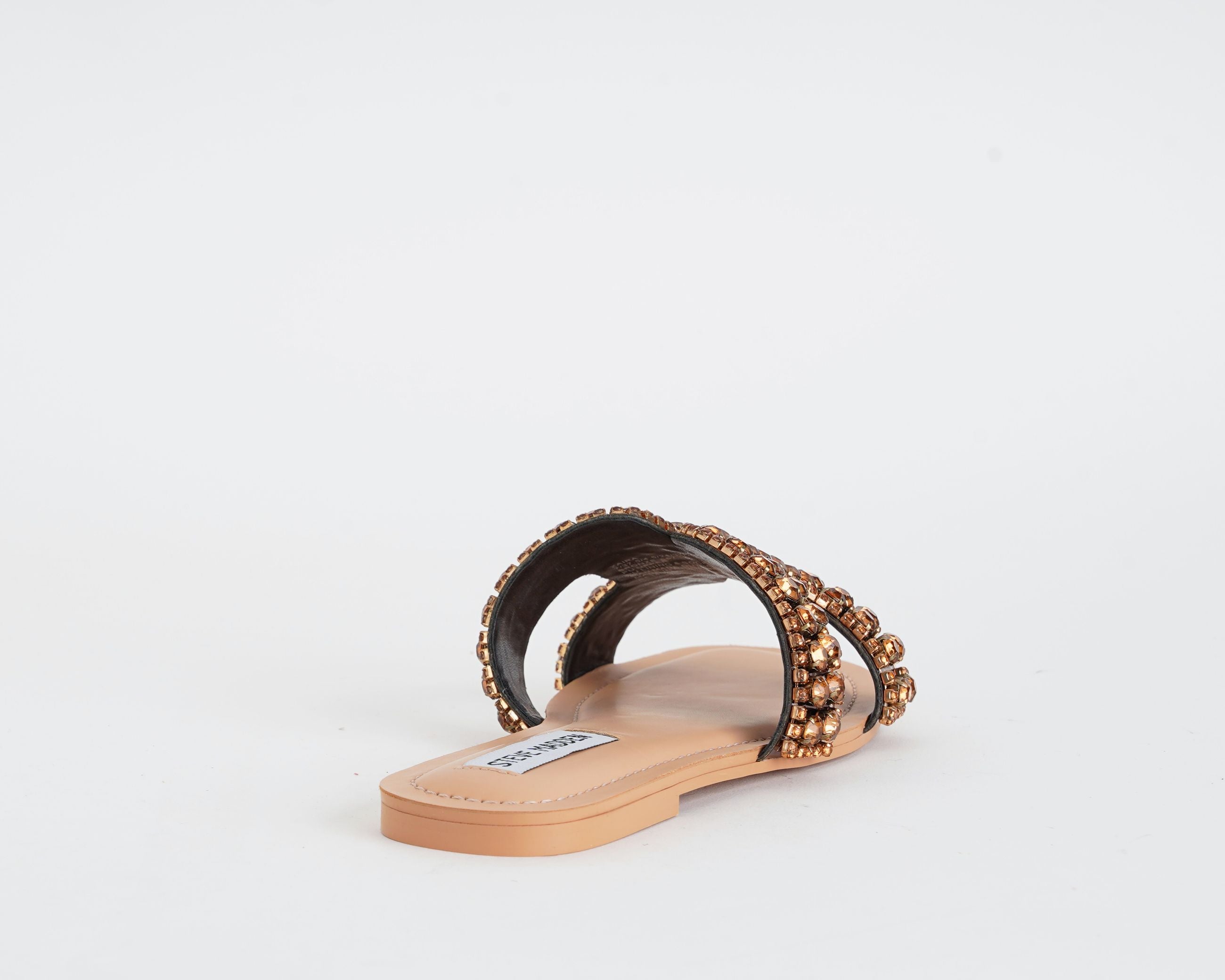 Steve Madden Zaira SMSZAIRA-567 – Sandalo basso donna Bronze con strass