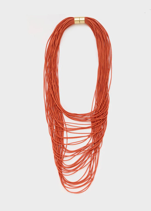 Collana Nalì Dea Multifilo EMCL1161 Corallo
