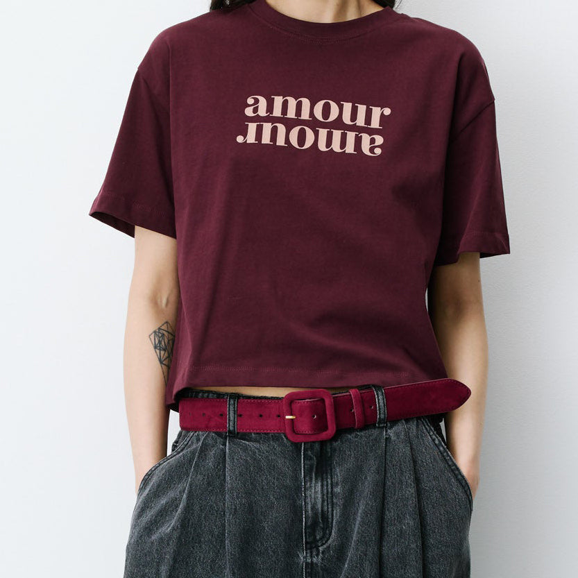 T-Shirt in cotone Grace&Mila Anis FW2617044 Ivoir Donna