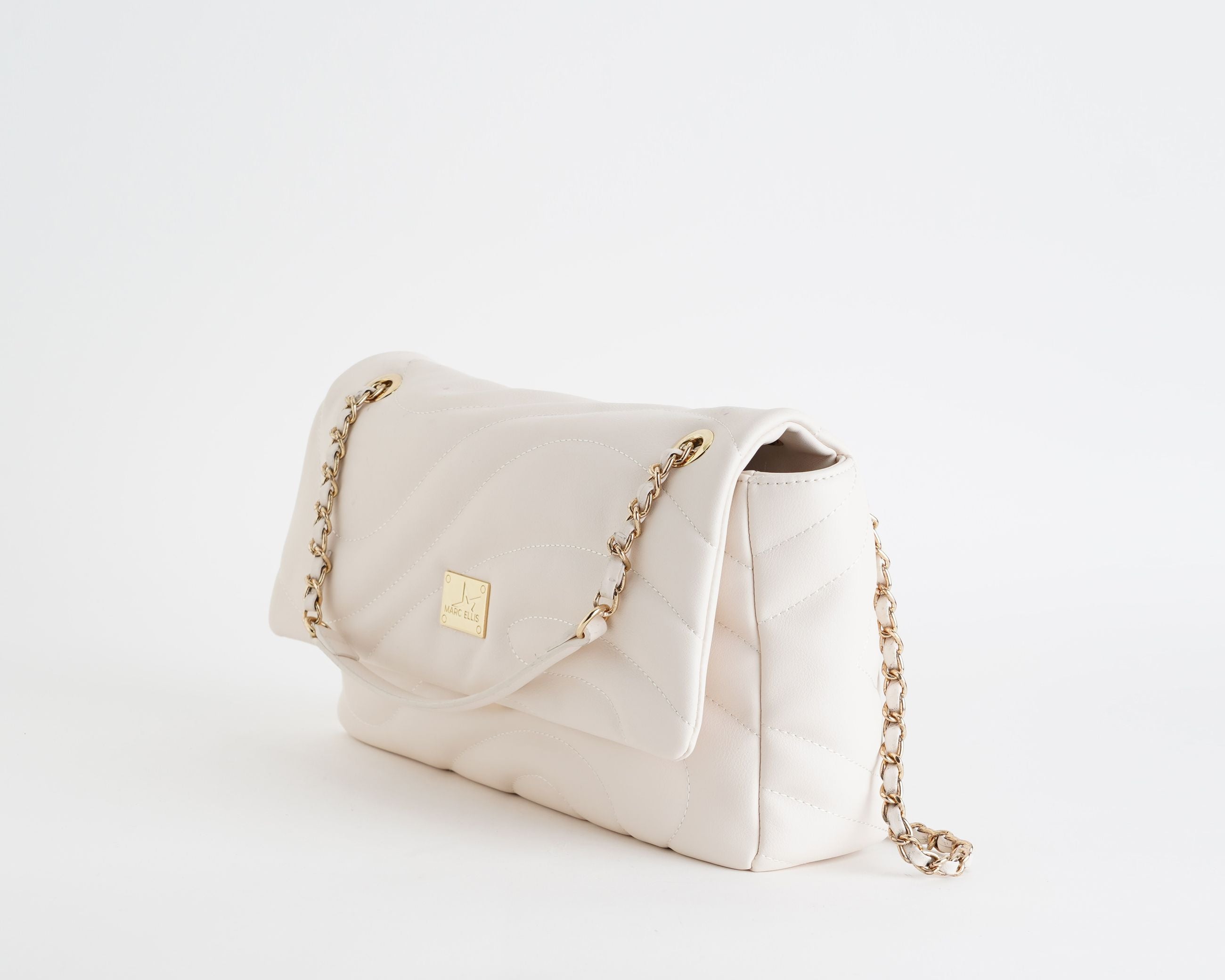 Borsa a spalla Marc Ellis Grace m bag Milk
