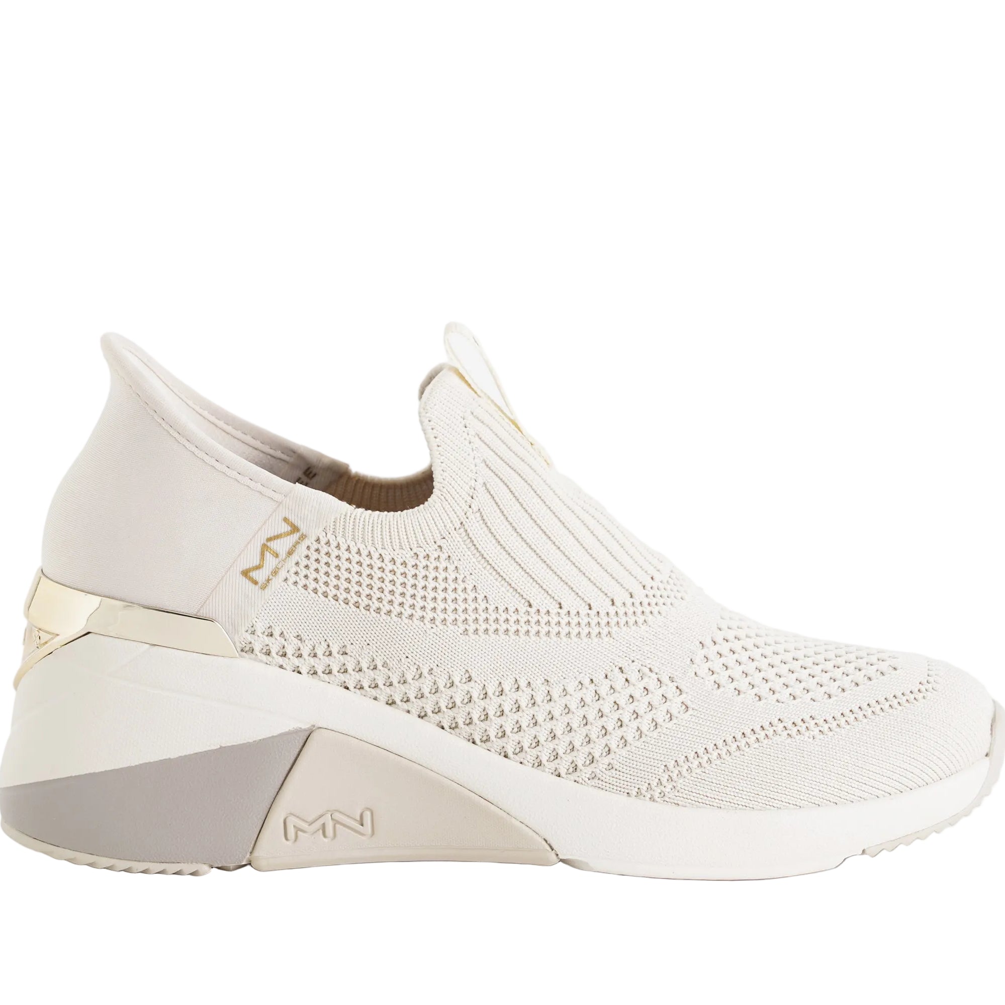 Sneakers Skechers Hands Free Slip-Ins® A Wedge-Crecent 177667 Taupe Donna
