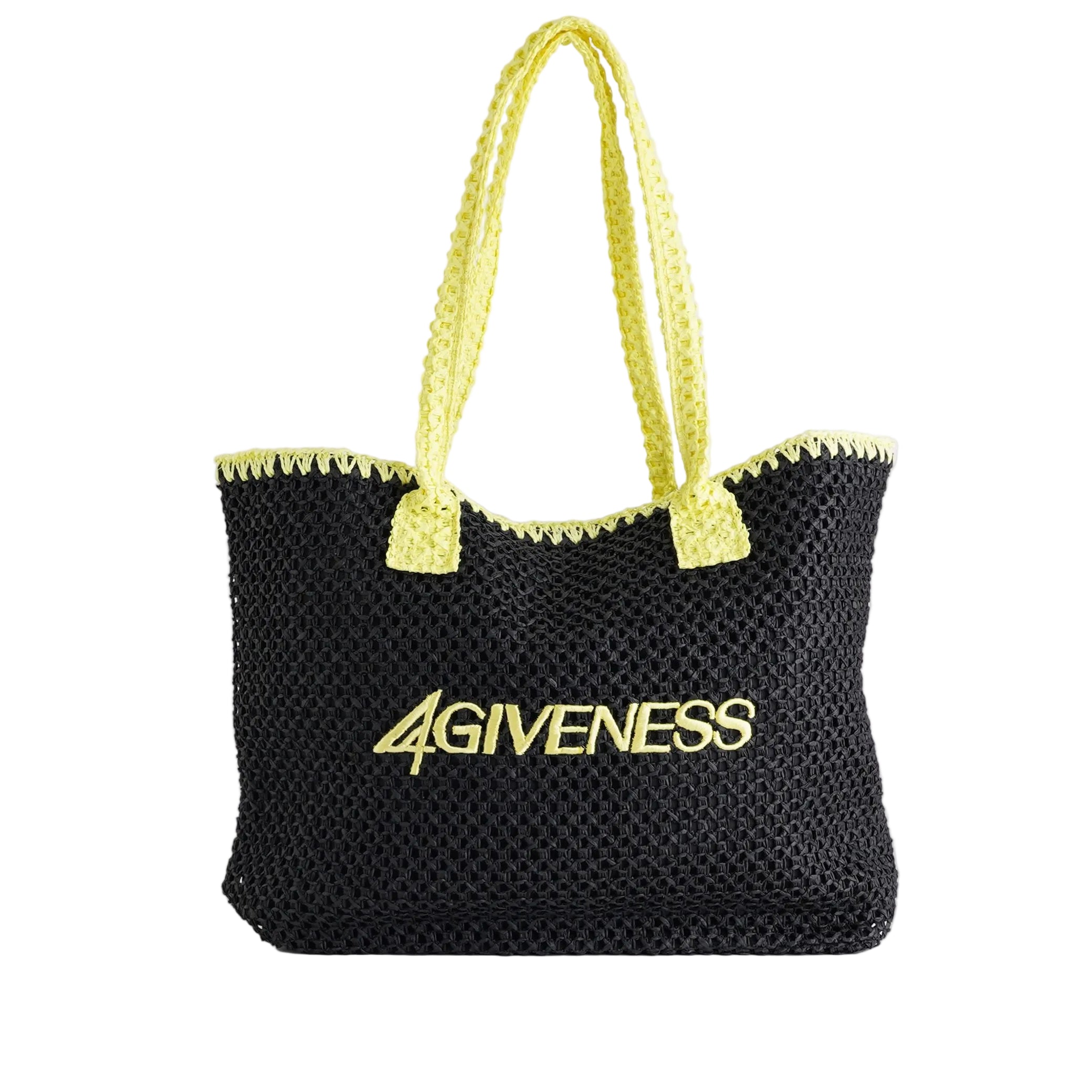 Borsa da mare 4Giveness 126WACBO6172 Nero/Giallo