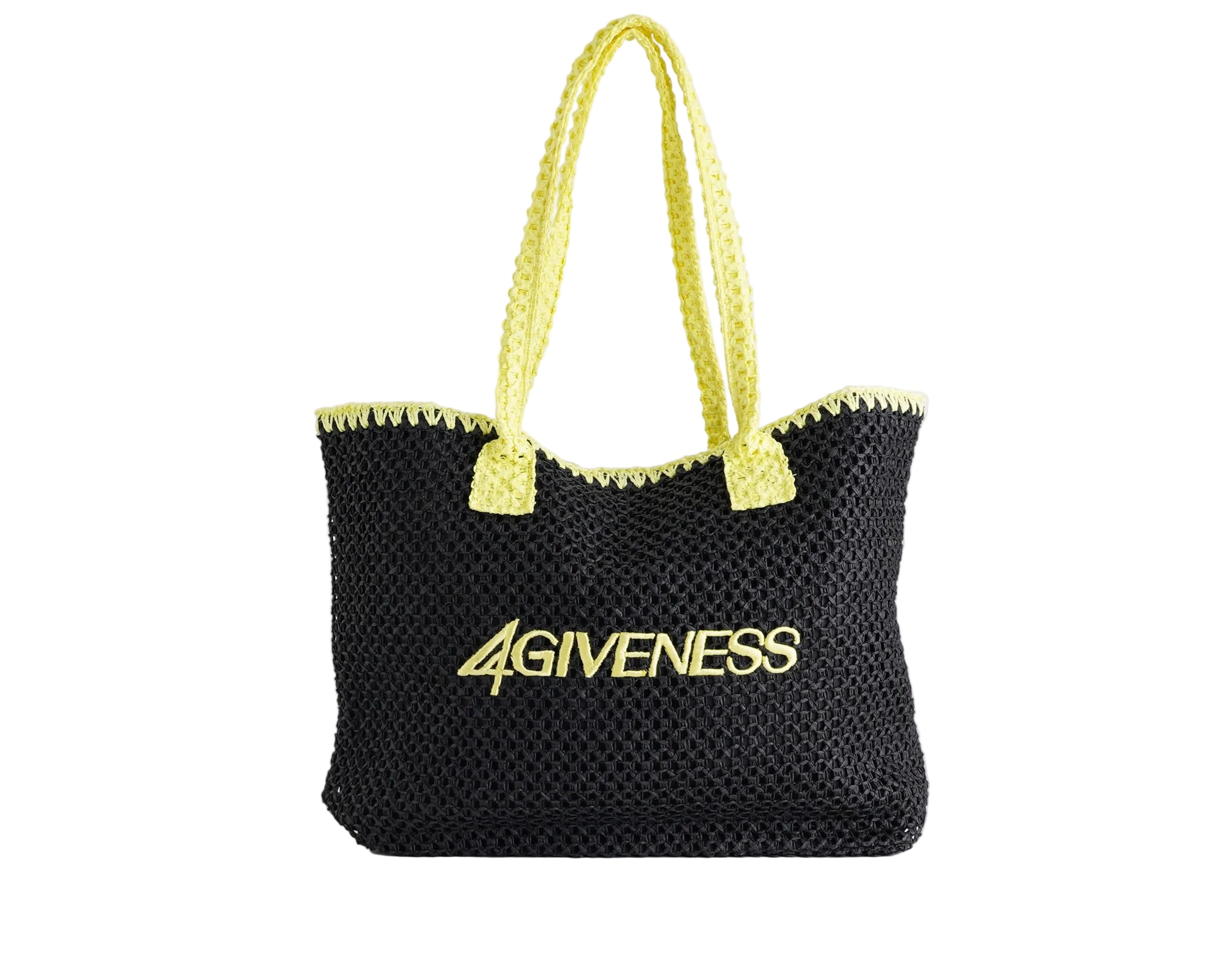 Borsa da mare 4Giveness 126WACBO6172 Nero/Giallo