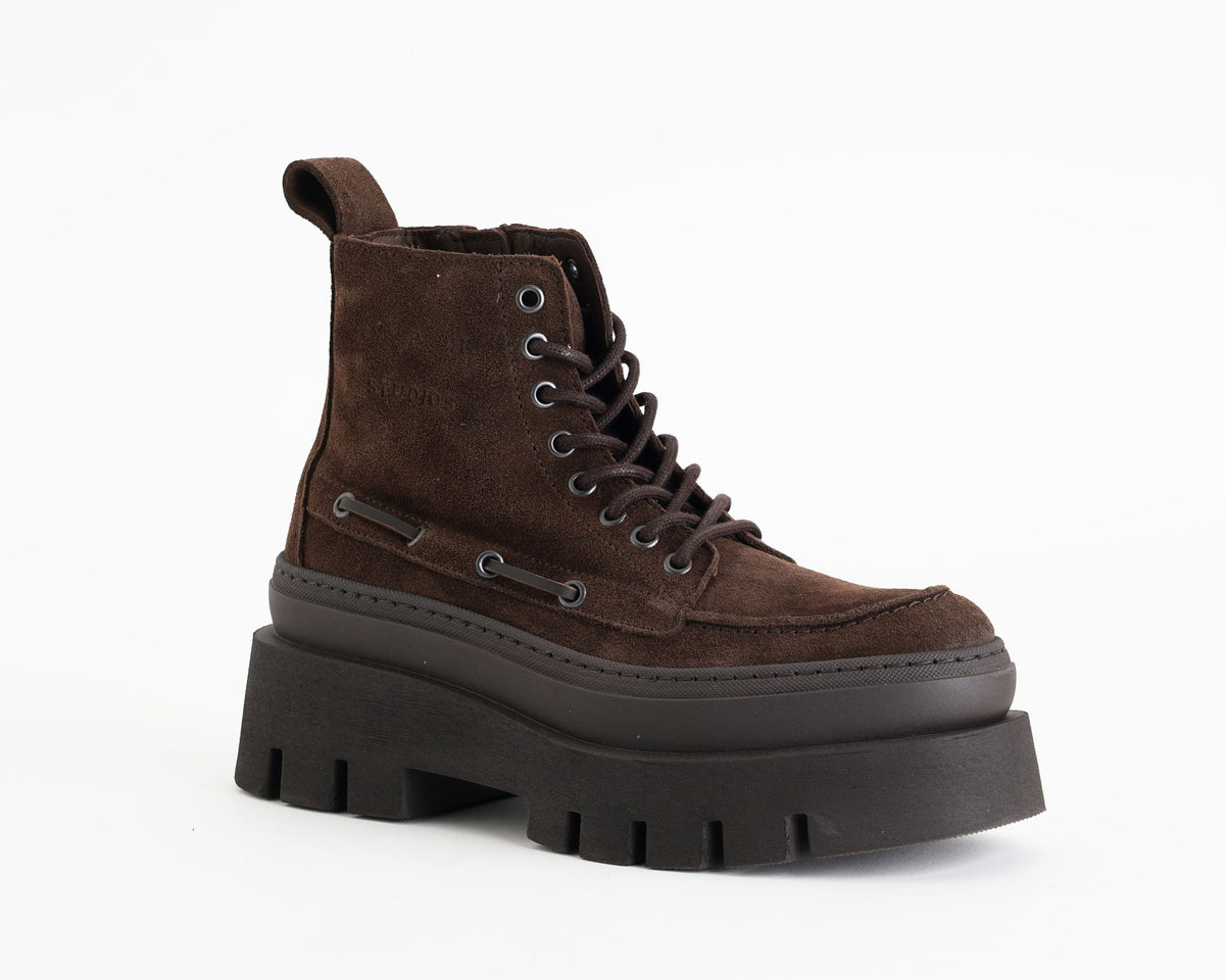 Stivali in suede Copenhagen F6CPH697/SUE Chocolate