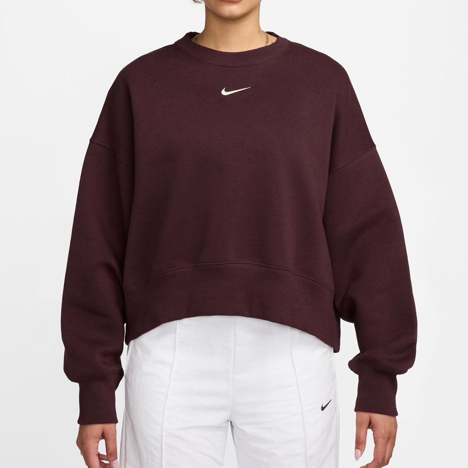 Felpa girocollo NIKE DQ5761-652 Bordeaux Donna