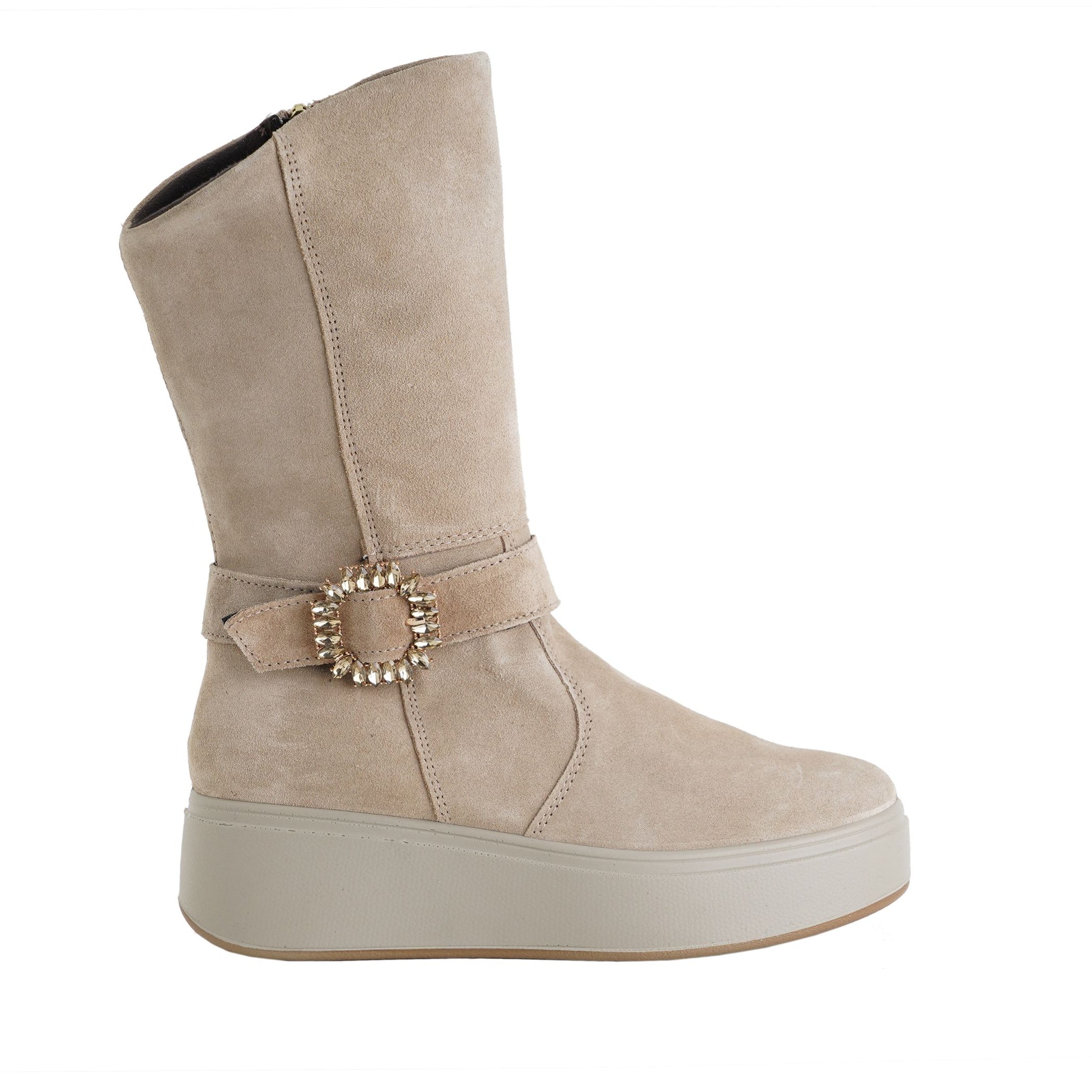 Stivali con platform IGI&CO 8671311 Biscotto Donna