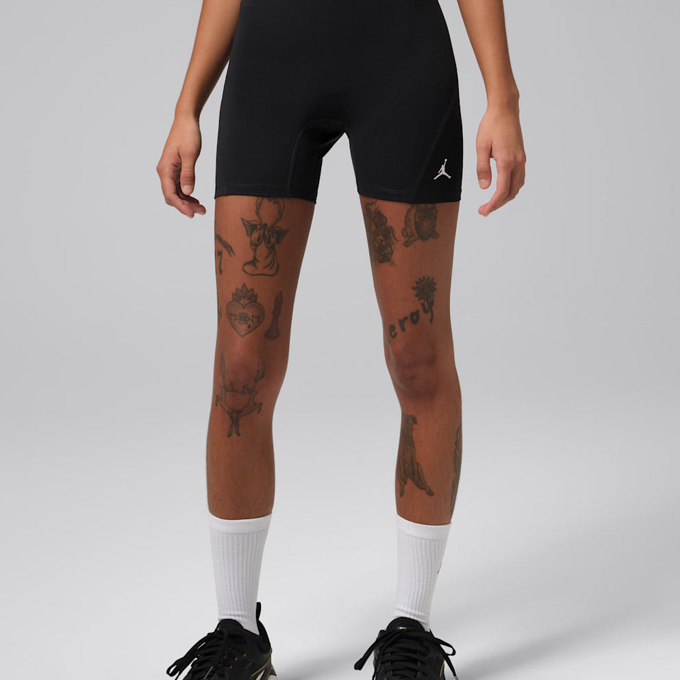Shorts vita alta Jordan Sport Essentials IF2266-010 donna colore Black/(White)