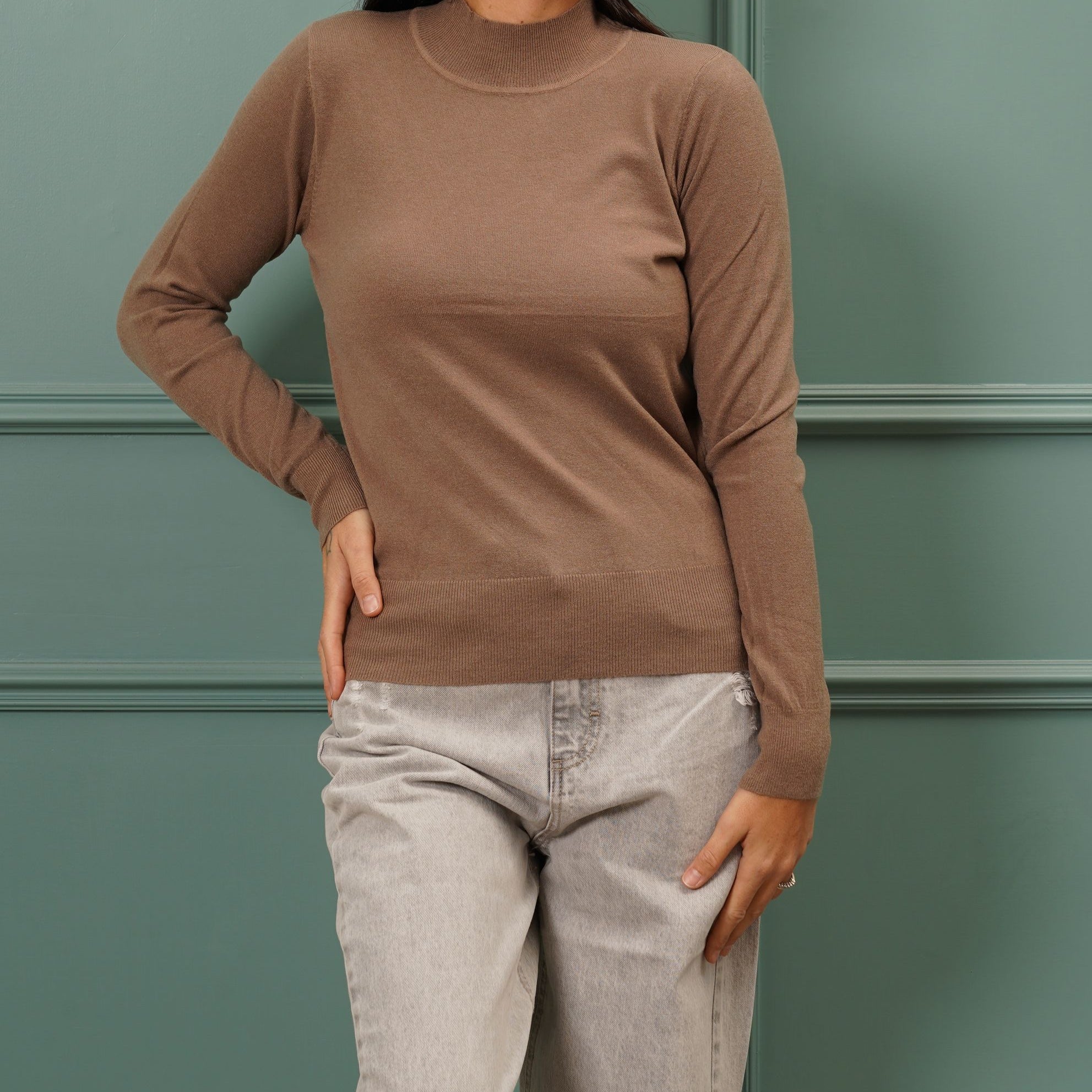 Maglia accollata BB GLAMOUR JN1009 Donna