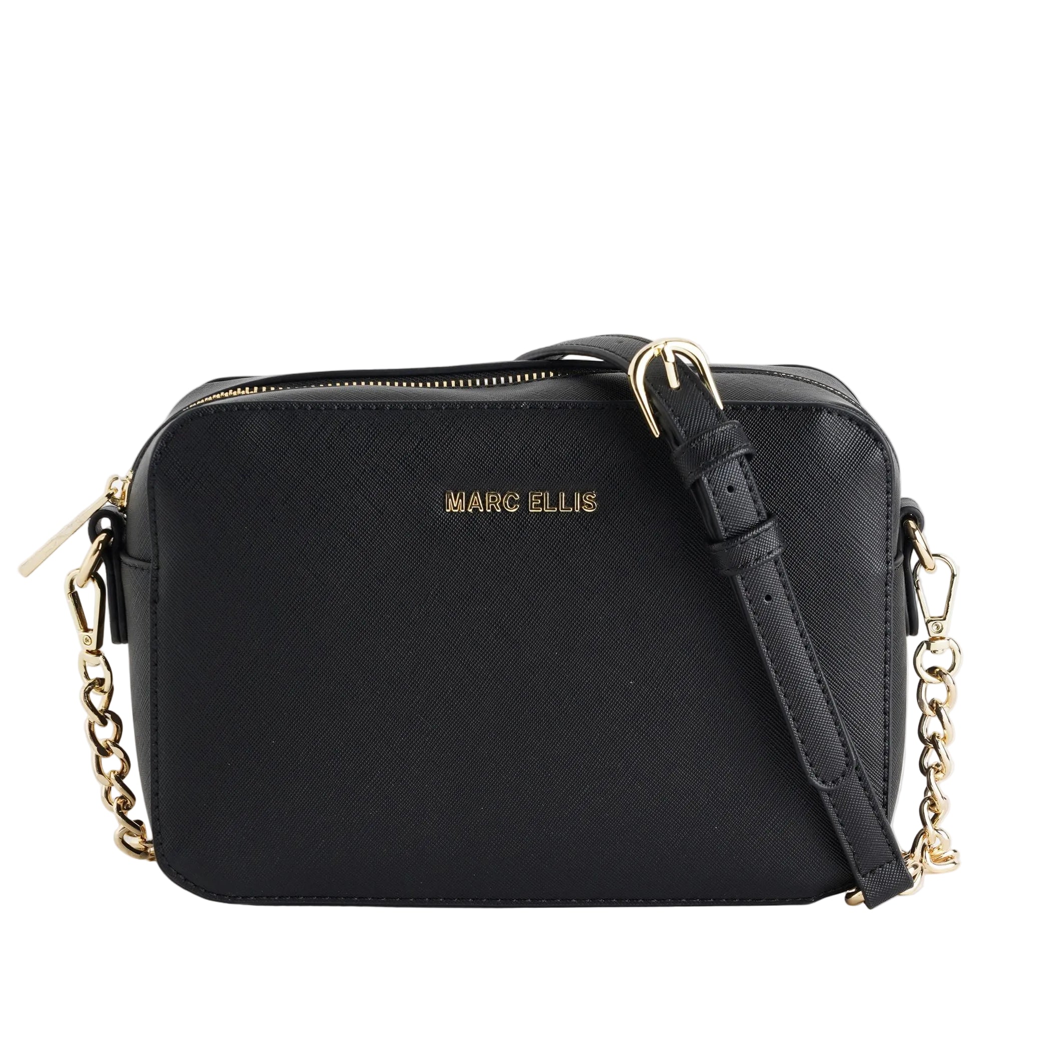 Borsa a tracolla Marc Ellis Peyton MF Donna Black – Vista frontale