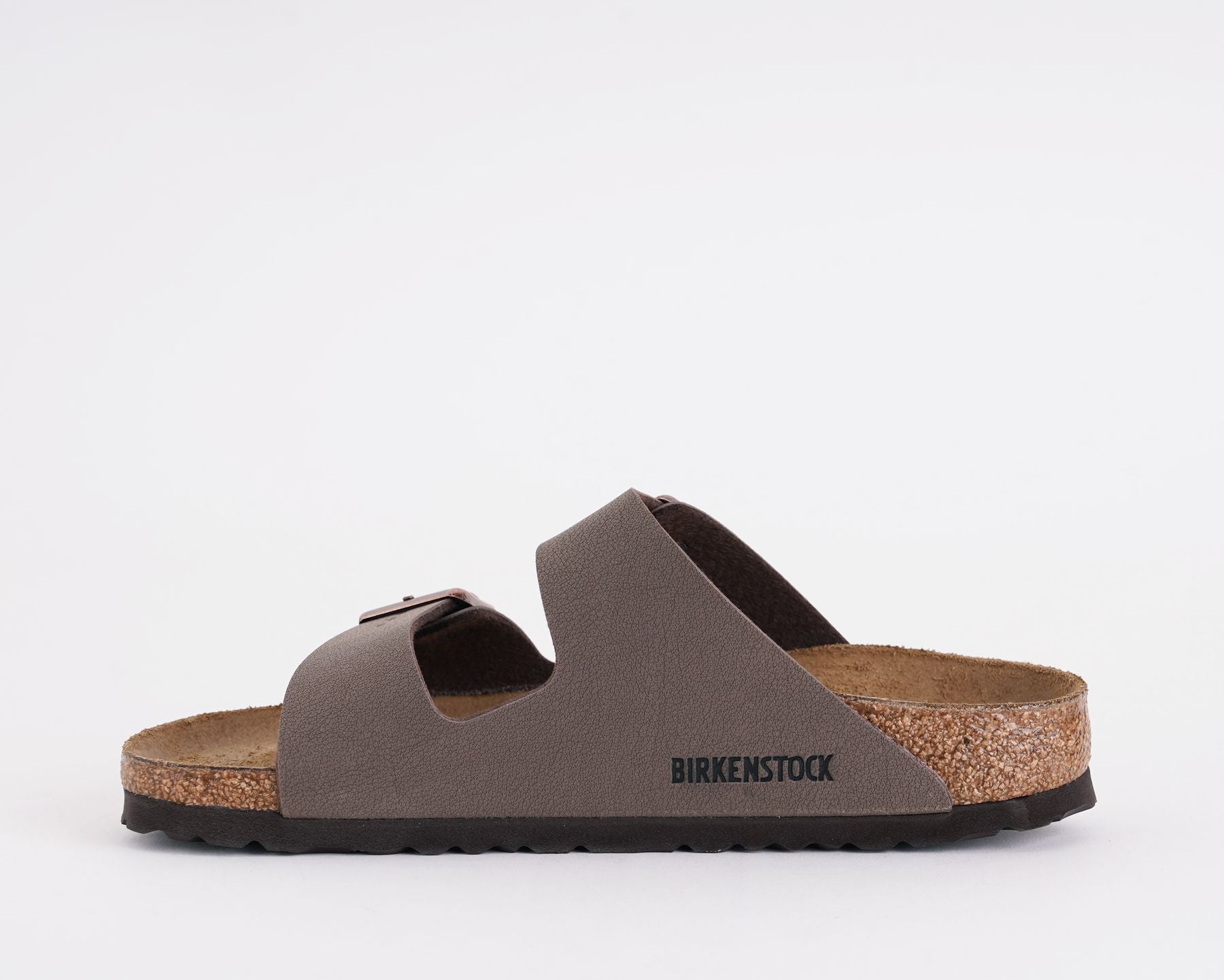 Sandalo Birkenstock Arizona Birko-Flor Mocca unisex – vista laterale
