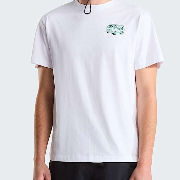 THE NORTH FACE NF0A8GQNFN41 T-Shirt Van Life Relaxed Graphic colore Bianco (TNF White)